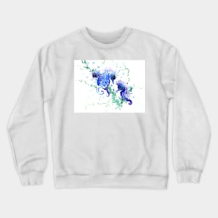 Blue Seahorses Crewneck Sweatshirt